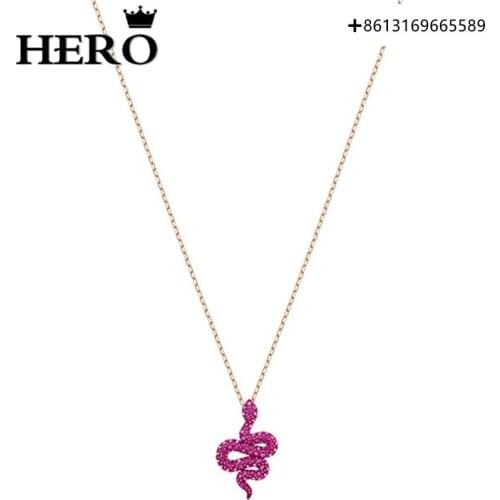HERO High Quality Original Copy 1:1SWA Snake Necklace Logo Gift Preferred Free Package Manufacturers Wholesale