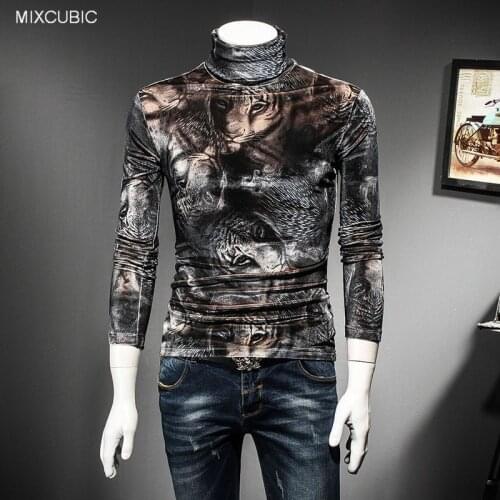 MIXCUBIC Men's T-shirts With Print