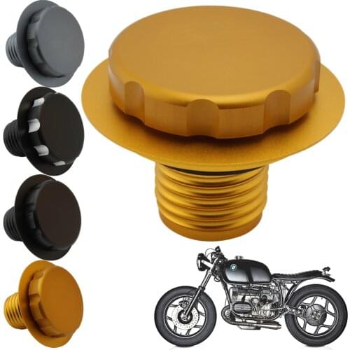 New Fuel Tank Gas Cap Petrol Cover Gloss Style Motorcycle parts for BMW R45 R65 R80 R90 90S 100R R100