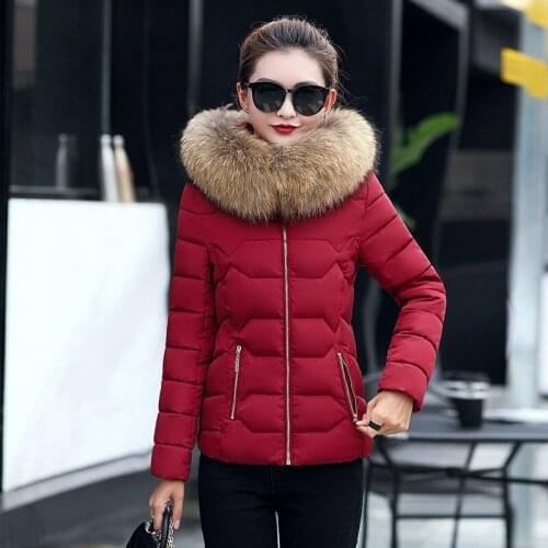 2018 New Pattern Cotton Woman Short Autumn And Winter Korean Suit-dress Cotton-padded Clothes Heavy Lead Cotton-padded Jacket