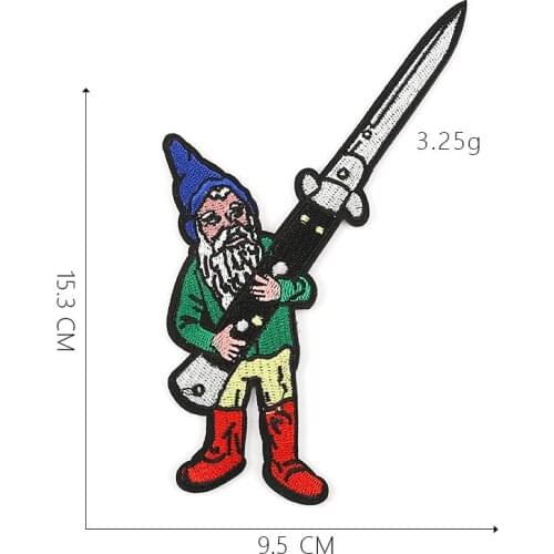 New Arrival Pike Soldier Iron on Patches for Clothing Stickers Stripes Appliques on Clothes Military Embroidery Badges @E-51