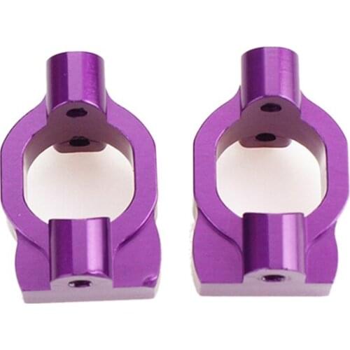 2 Pcs Aluminum Alloy Front C Hub Carrier Caster Block C Seat for Wltoys 104001 1/10 RC Car Upgrade Parts Accessories