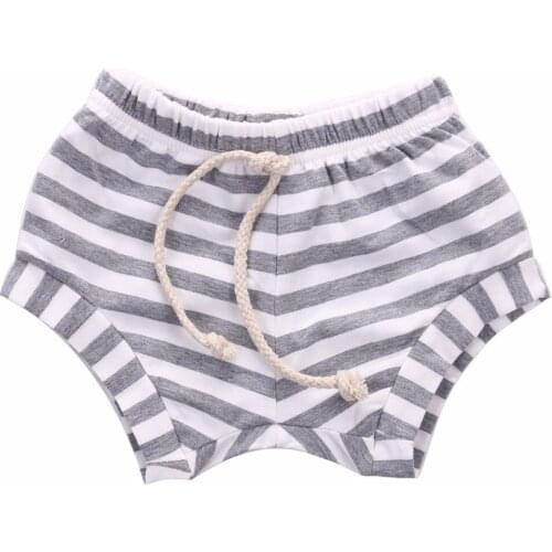 2018 striped Cute Boys Girls Baby Bottoms Summer Bloomers PP Children Pants Size 0-24M