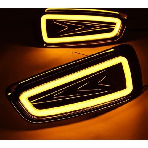 LED Daytime running lights For Ford Raptor SVT F150 F-150 2010 - 2014 auto Drl with turn signals for cars fog lights headlights