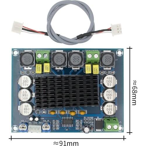 TPA3116D2 Dual-channel Stereo High Power Digital Audio Power Amplifier Board 2*120W