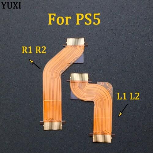 YUXI 10pcs R2 L2 Replacement Cable for PlayStation 5 PS5 Controller motherboard Dual Sense Flex Cable for adaptive Trigger