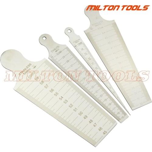 1-15mm, 15-30mm, 30-45mm,45-60mm Taper gauge Welding Gauge Gage Test Toper Weld Gage gap gauge feeler gauge tools,4pcs/set