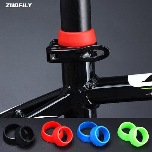 1PC Bicycle Seat Post Rubber Ring Bike Seatpost Dust Cover Cycling Silicone Waterproof Seatpost Protective Covers Bike Accessory