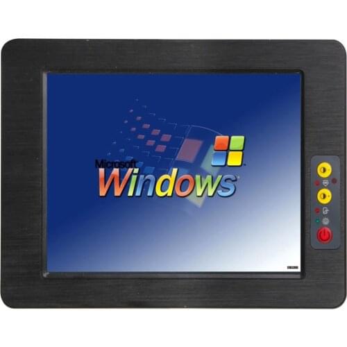 12.1 inch onboard processor d2550 touch screen industrial panel pc with 4*COM ports