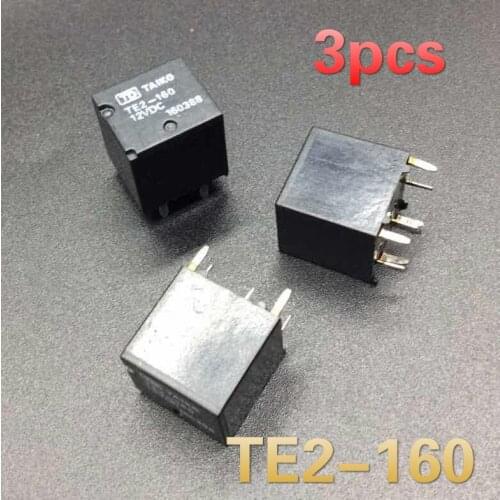 3pcs car relay TE2-160 12VDC for Honda Fit body ECU board central control door lock relay 8pin repair car ECU