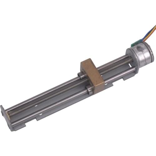 4V-9V 2 phase 4 wire micro sliding table linear screw rod bearing stepper motor