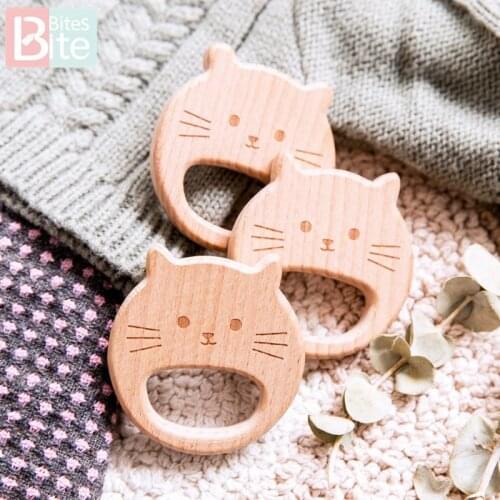 5pc Baby Wooden Teether Lion King Pacifier Chain Pendant Beech Rodent Holder Bpa Free Wodoen Blanks ChildenS Goods