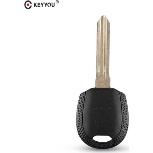 KEYYOU Remote Car Key Case Shell For Kia Carence Carnival i10 Optima Sedona Magentis Transponder Key Cover No Chip Left Blade