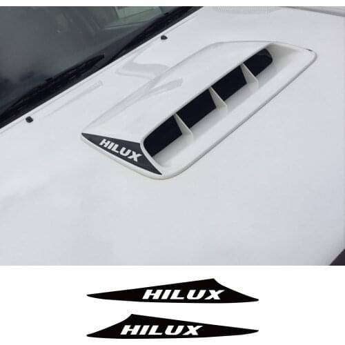 For Toyota Hilux Vigo 2012 2013 2014 2015 Pickup Hood Decals Graphic Letter Vinyl Cover Truck Stickers Auto Tuning Accessories