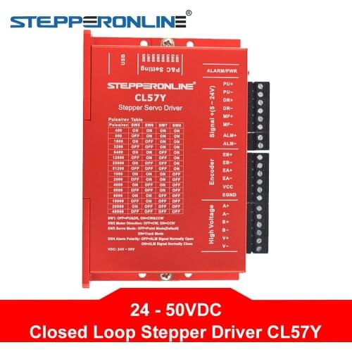 Closed Loop Stepper Motor Driver 0-7.0A 24-50VDC for Nema 17,23,24 Stepper Motor CL57Y