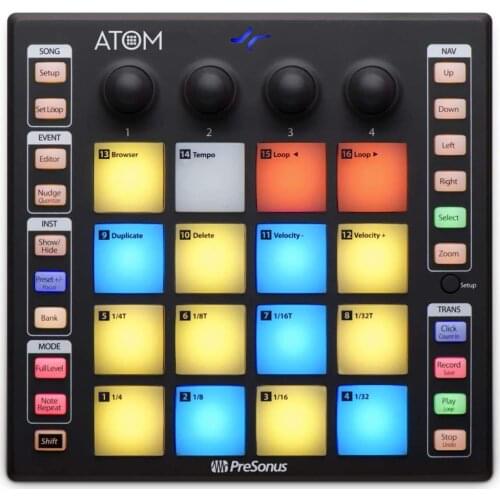 PreSonus ATOM Production and Performance Pad Controller with Studio One Artist Software