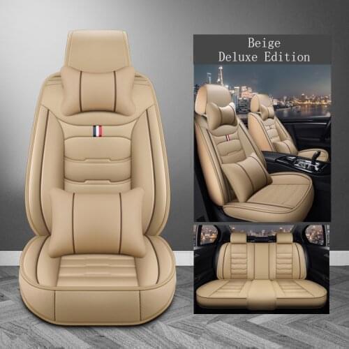 WLMWL Leather Car Seat Cover for Kia All Models rio sportage cerato k2 k3 k4 k5 carnival car accessories Car-Styling