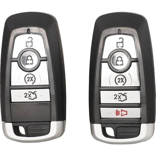 Jingyuqin 4/5BTNS Remote Car Key Case Shell For Ford Focus Mondeo EDGE Taurus Mustang Equinox Ecosport Escort Everest 2015-2018