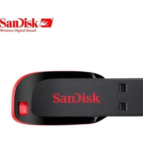Original SanDisk CZ50 USB Flash Drive 16GB 32GB 64GB 128GB Pen Drive Pendrive USB 2.0 Flash Drive Memory stick USB disk flash
