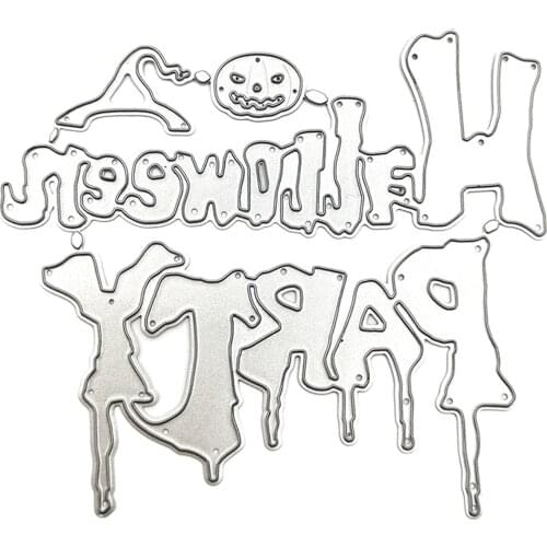 Scary Carbon Steel Halloween Party Die Cut for Scrapbook DIY Paper Card