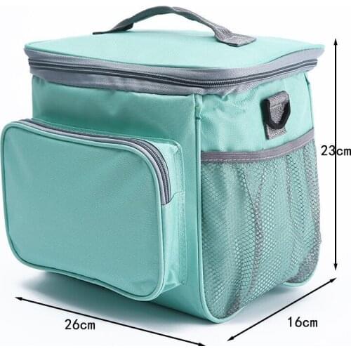 Cooler Bag Outdoor Picnic Freshness Protection Lunch Bag Container Food Storage Bag Bolsa Termica Loncheras Para Mujer
