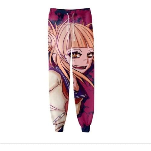 3D Print Anime My Hero Academia Fitness Pants Men Women Joggers Spring Autumn Fashion Sweatpants loose Elastic Trousers
