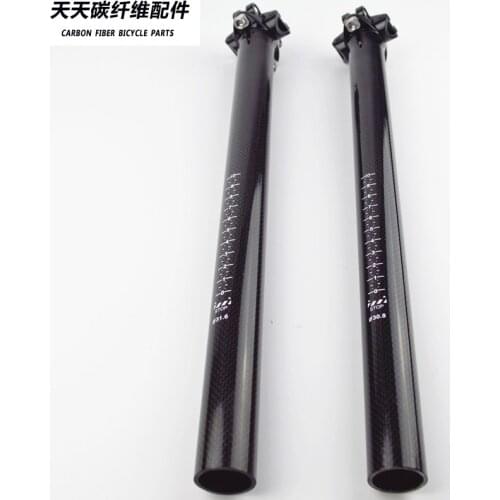 Carbon Fiber Cycling Bicycle MTB Bike Seat Posts Seatpost 3K 27.2/30.8/31.6*350/400/450mm