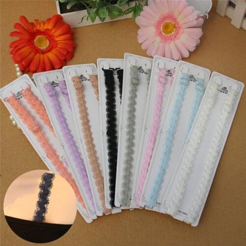 Metal Buckle Bra Straps Belt Womens Elastic Invisible Hollowed Lace Flower Bra Straps Adjustable Shoulder Straps