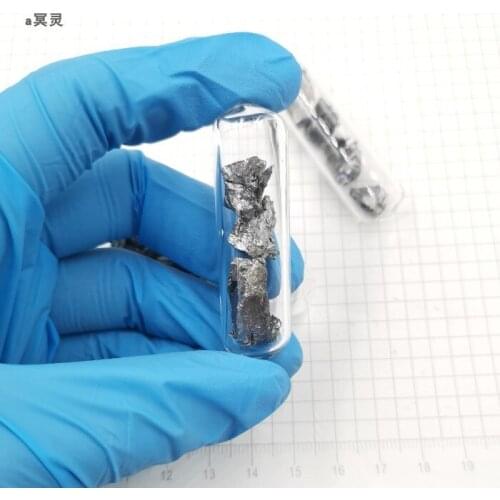 1 pcs Argon filled glass seal Rare earth metal gadolinium Gd greater than or equal to 99.9% 10g