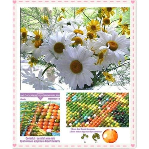 2019 Full Square/ round Drill 5D Diy Diamond Painting Cross Stitch Diamond Embroidery Decoration lily flower Needlework gift