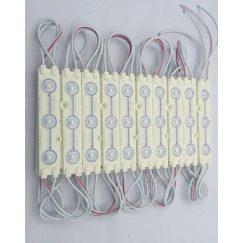 40 pcs High Bright LED Module 5730 3led with Lens 160 Degree Waterproof IP65 Cold White LED Sign Light module