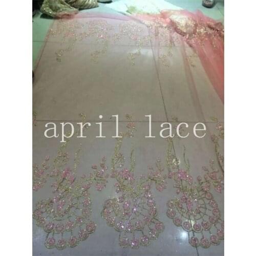 5 yards pink mesh diamond gold line lovely sexy glitter sparkle shining hand print for party/sawing/wedding /veil,send by dhl