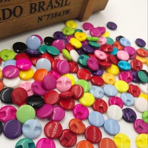 50PCS 13MM mixed Shank Dyed RESIN buttons coat boots sewing clothes accessories PT83