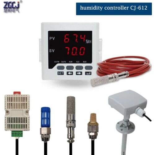 0-99.9%RH air humidity moisture digital panel meter relay output humidity measure and control Hygrometer