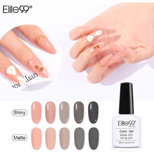 Elite99 Flower Tour Gel Polish Soak Off UV LED Nail Varnish Primer Salon Manicure 10ML Gel Nail Art Color Nail Gel varnish