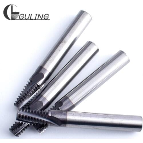 CNC 60 Degree Tungsten Steel American All Tooth Taper Sealing Pipe Thread Milling Cutter NPTF 1/16 1/8 1/4 3/4 3/8 1/2 mills