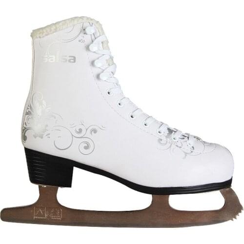 Ice Skate Tricks Shoes Adult Child Leather Ice Blade Skates Professional Flower Knife Ice Hockey Knife Real Ice Skateing ID01