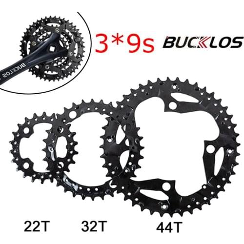 64BCD 104BCD Chainirng Round Chainwheel 22T//32/44T Mountain Bike Triple Crank 9 Speed for Shimano Crankset Cycling parts
