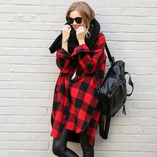 Manubeau Women's Plaid Shirts