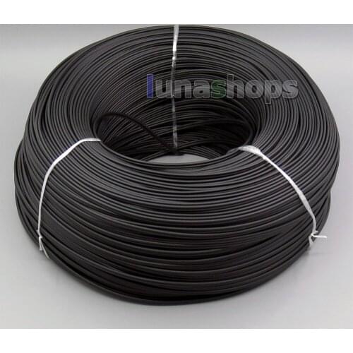LN005325 Diameter 2mm*2 30*0.04mm OCC Copper Stereo Earphone DIY Bulk Cable + TPE Insulating Layer