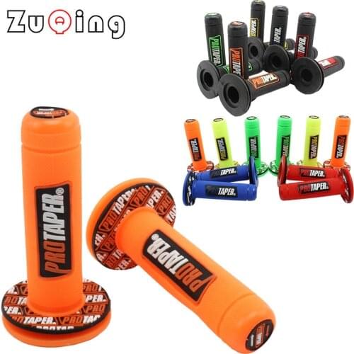 Motorcycle Handlebar Grip Gel Brake Handle Rubber For 7/8" Handlebar Rubber Gel Hand Grips Dirt Pit Bike Motocross 10 Colors