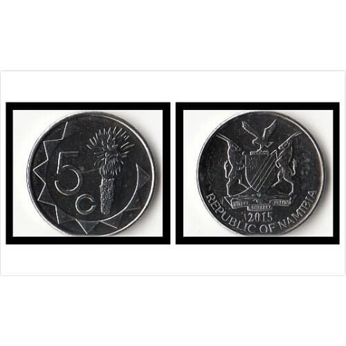 Namibia 5 Points 2015 Edition New Coins Africa New Original Coin Unc Collectible Real Rare Commemorative