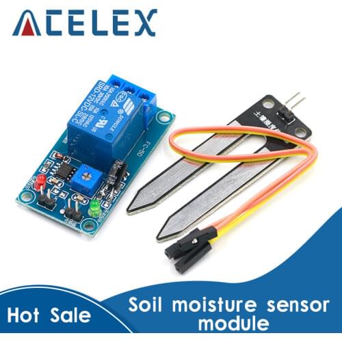 NEW DC 5V 12V soil moisture sensor relay control module Automatic watering of the humidity starting switch for aduino