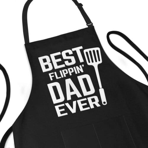 Personalized Best Dad Ever Funny BBQ Apron,Customize Cake Bakery Kitchen Gifts For Fathers Name,Cooking Gag ,humor Baking Chef