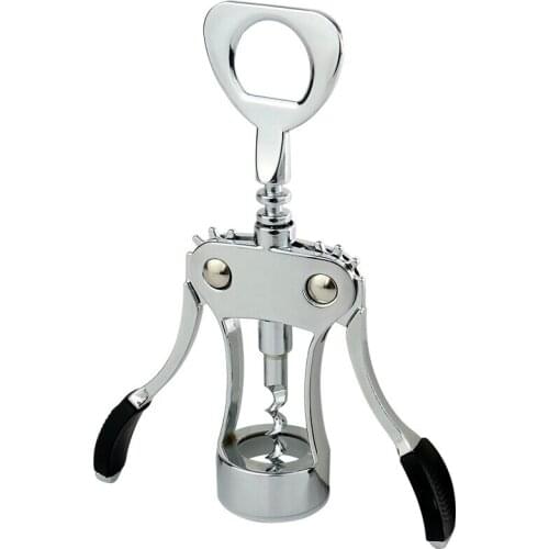 Portable Zinc Alloy Red Wine Opener Wing Type Wine Corkscrew Bottle Handle Openers Wine Cork Remover