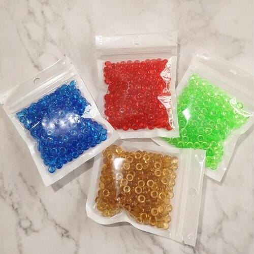 40g 7mm Fishbowl Beads Plastic Vase Filler Beads Fish Bowl Beads for Slime Making DIY Art Craft Wedding Party Decoration