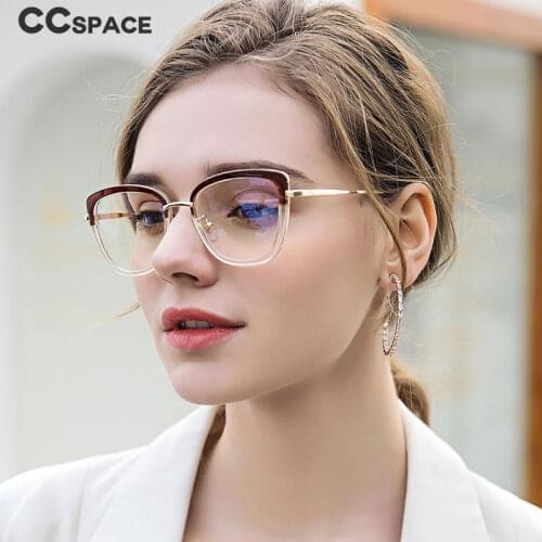46957 Anti Blue Light Optical Glasses Frames Cat Eye Men Women TR90 Fashion Computer Eyeglasses