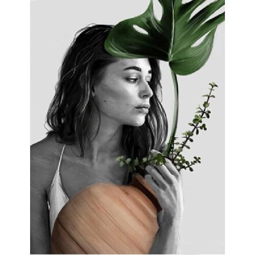 5d Tropical Plant diamond Painting Women diy diamond embroidery home decoration accessories 5d diamond mosaic crafts rhinestone