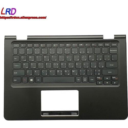 ARA Arabic Keyboard with Shell C Cover Palmrest Upper Case for Lenovo Yoga 300-11 IBY IBR Flex3-1120 1130 Laptop 5CB0J08403