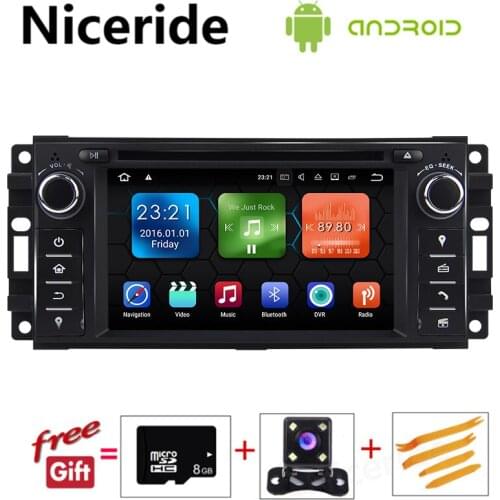 Android 8.0 Car Radio GPS DVD Player For JEEP Wrangler Compass Patriot Grand Cherokee Commander Dodge Chrysler Head Unit PC wifi